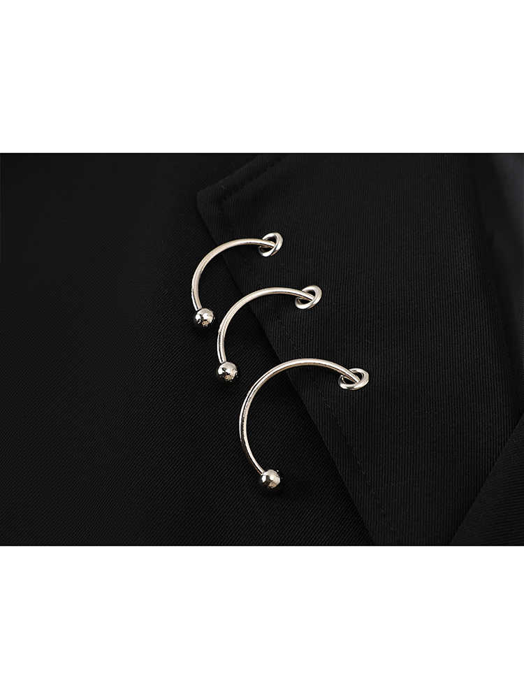 Women Black Gothic Emo Autumn  - Blazer Women Oversized recension och pris