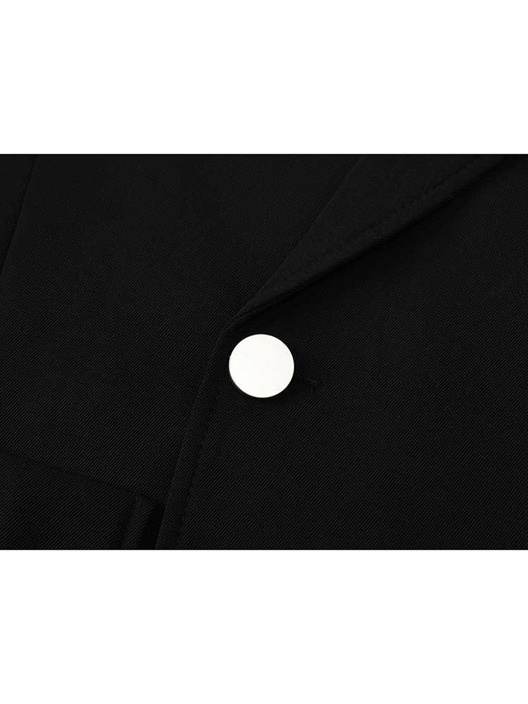Women Black Gothic Emo Autumn  - Blazer Women Oversized recension och pris