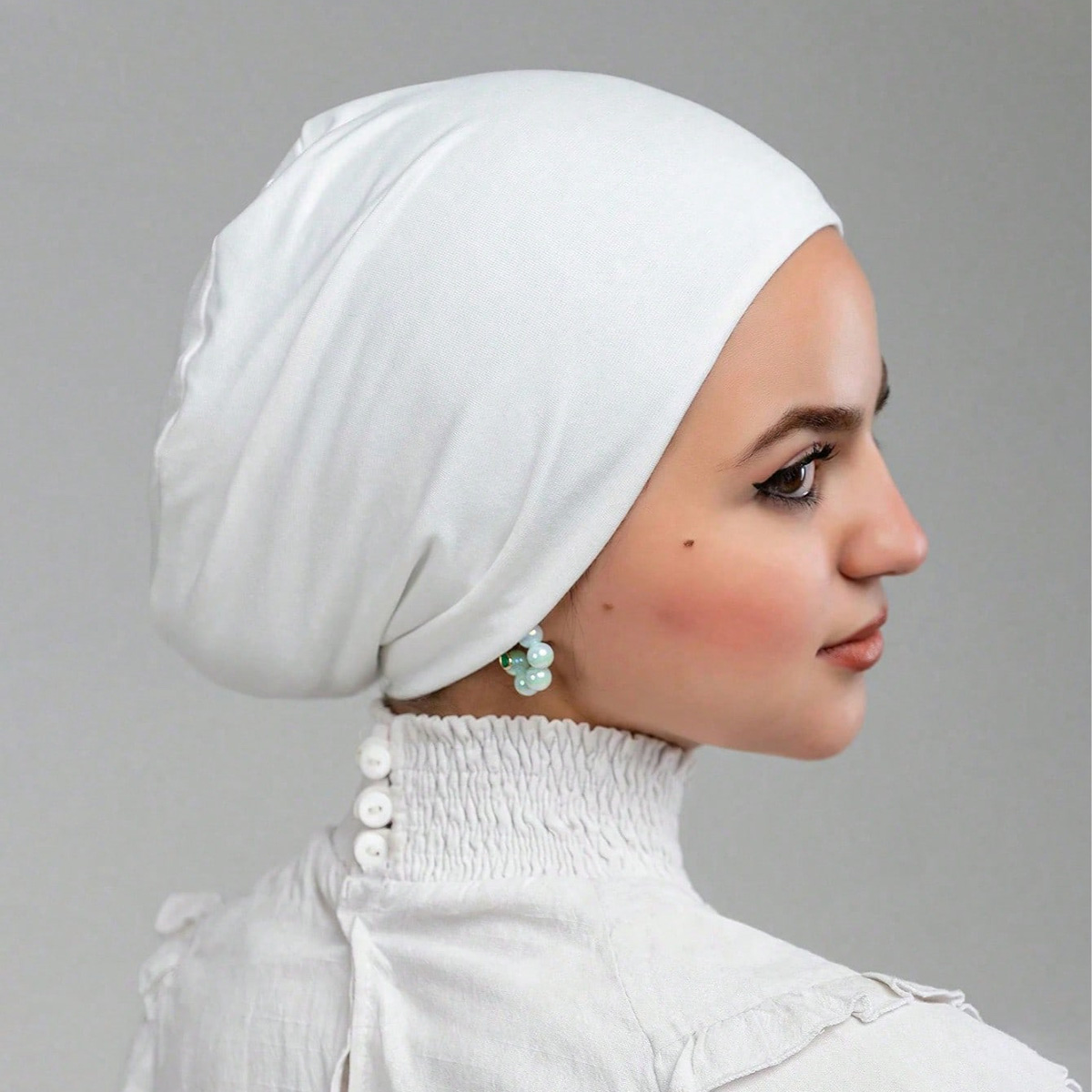 Hot Soild Cotton Modal Jersey  - Women Fashion Hats recension och pris