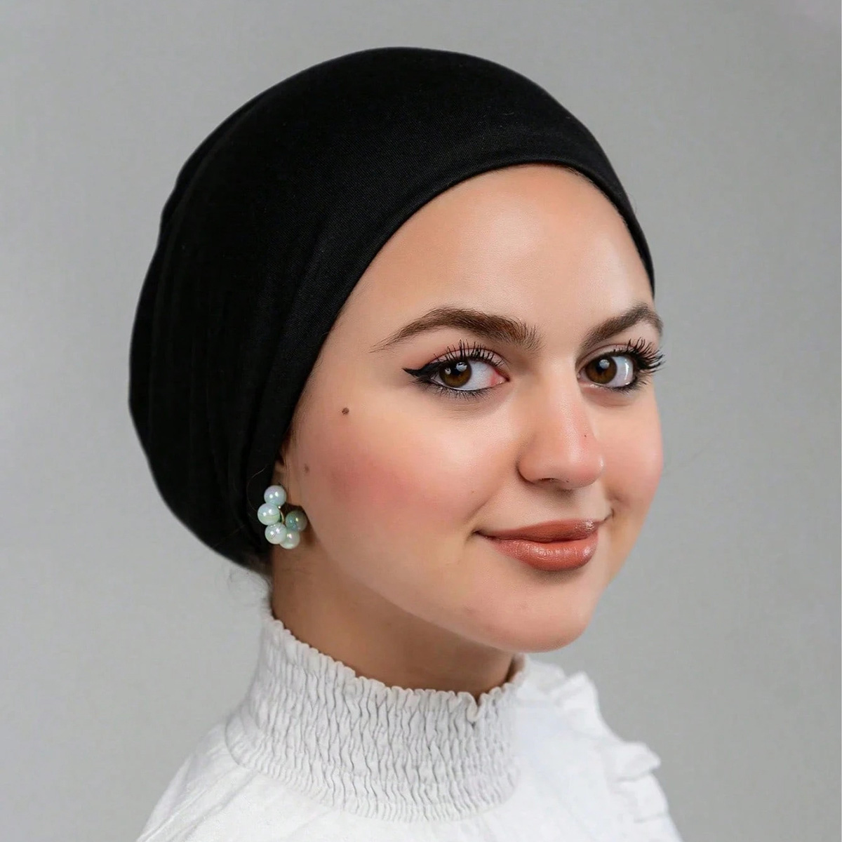Hot Soild Cotton Modal Jersey  - Women Fashion Hats recension och pris