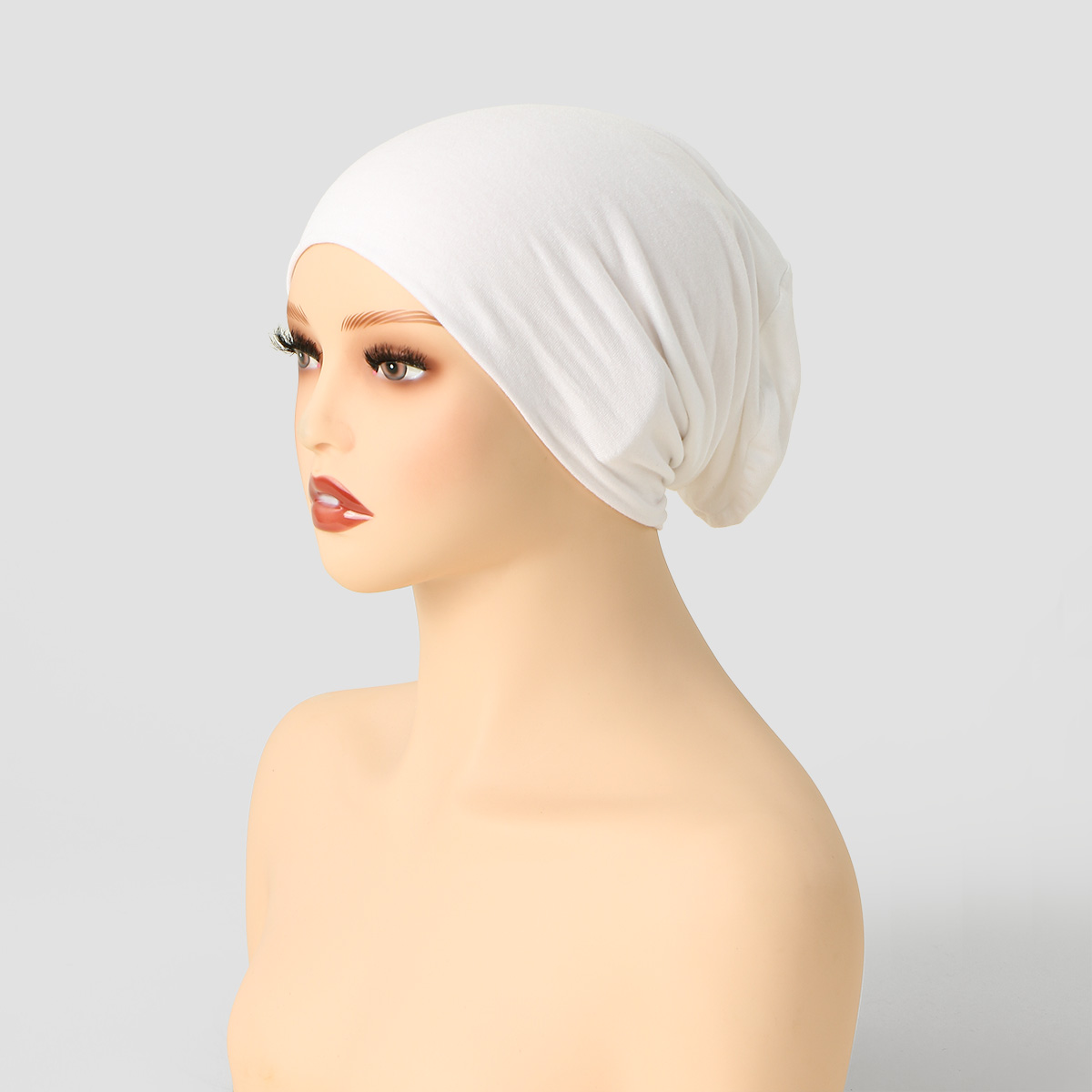 Hot Soild Cotton Modal Jersey  - Women Fashion Hats recension och pris