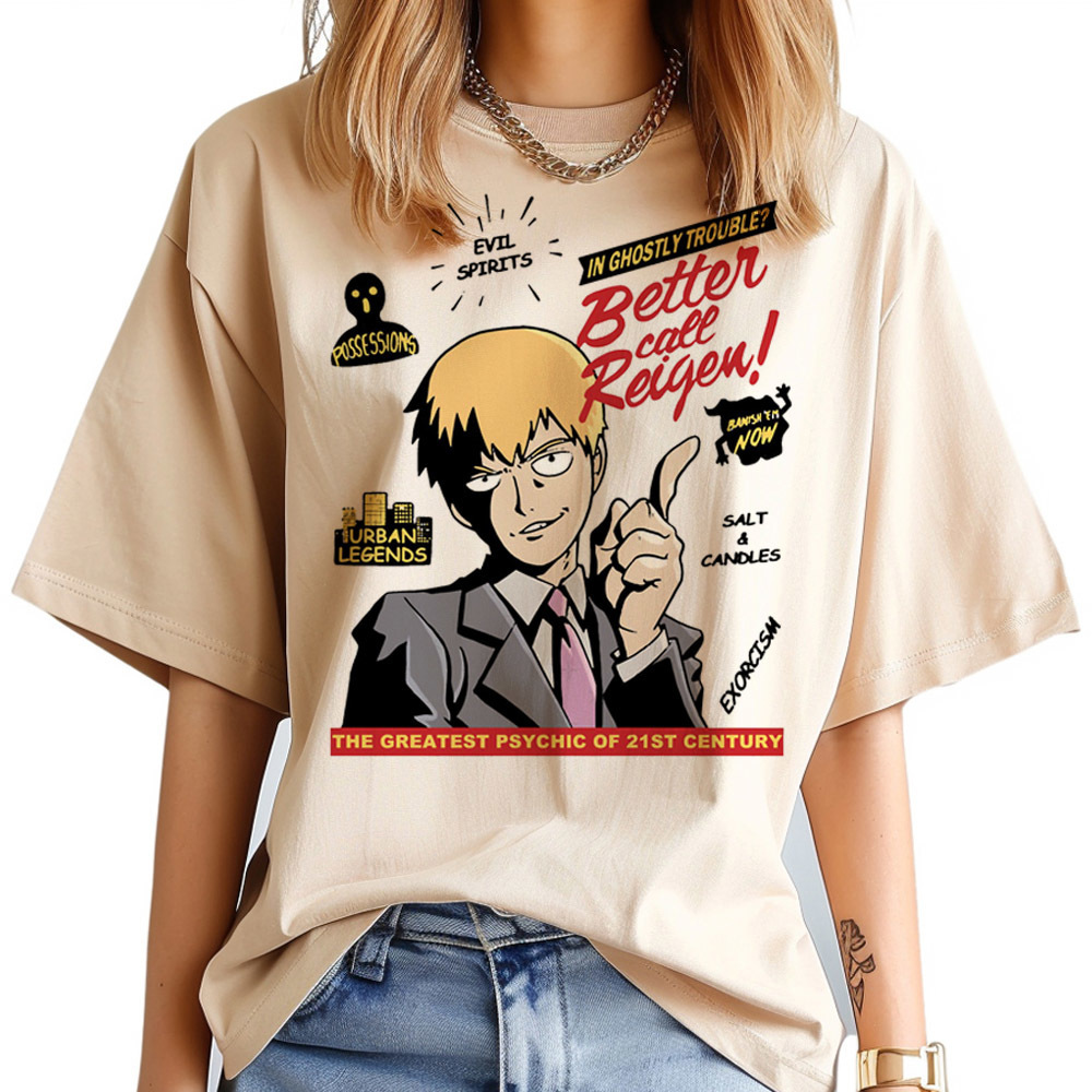 Mob Psycho 100 tshirt women Ps - Women Fashion 80S recension och pris