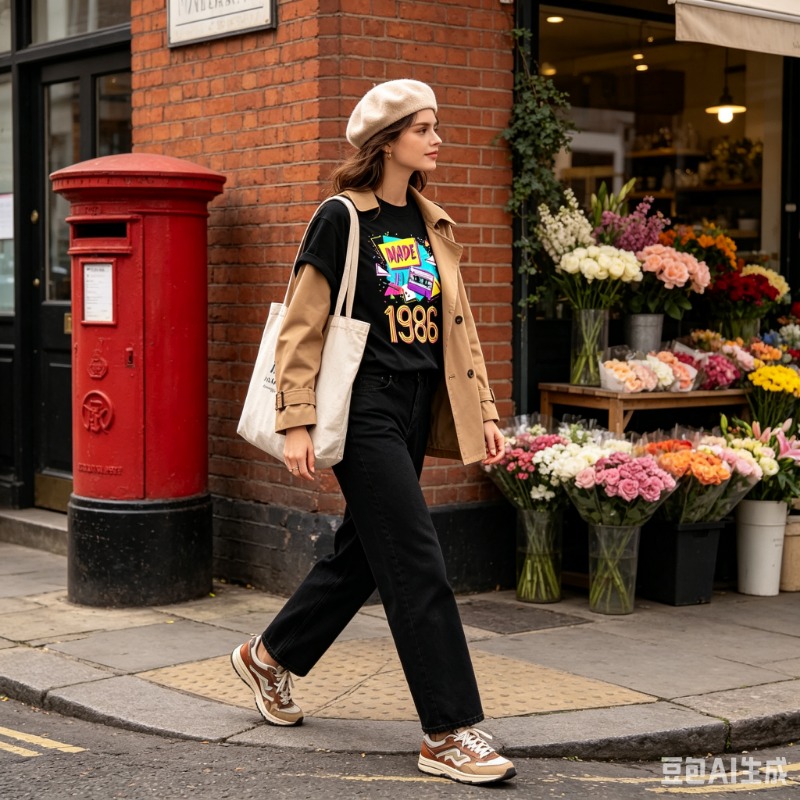 Women Men Retro 80s Graphic Te - Women Fashion 80S recension och pris