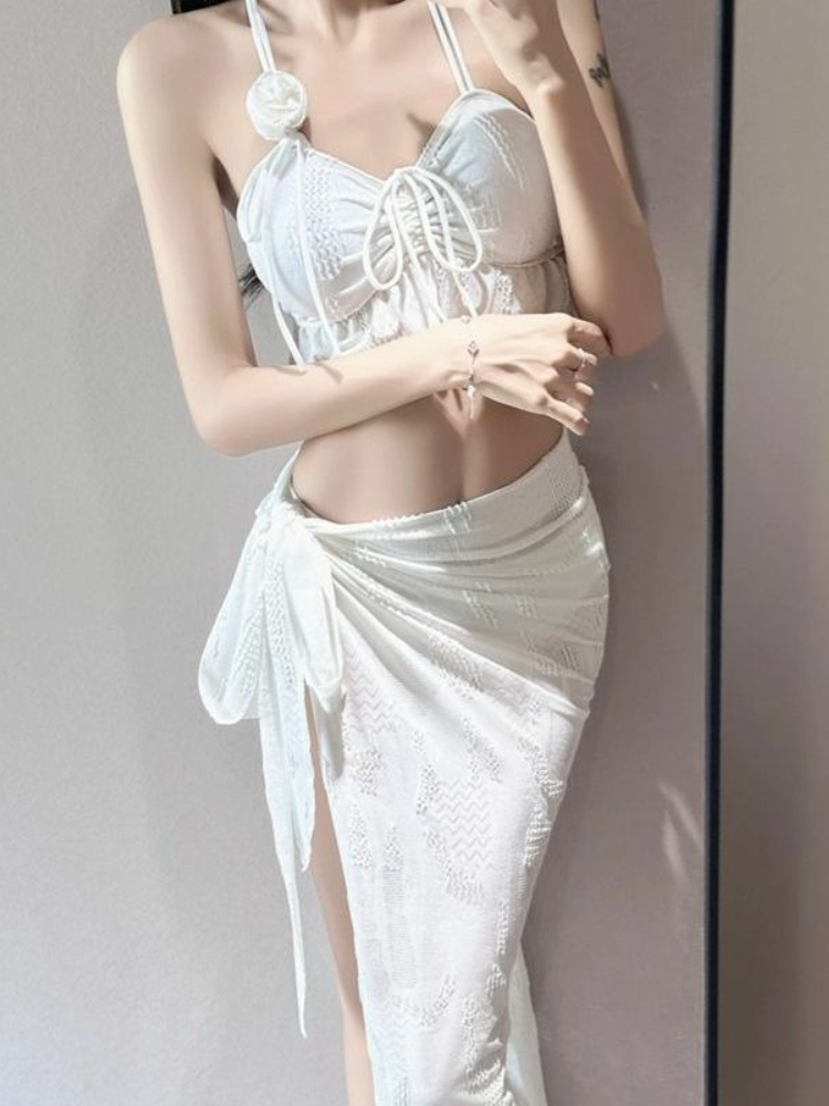 Ladies Floral Two Piece Swimsu - Women Fashion Styles recension och pris