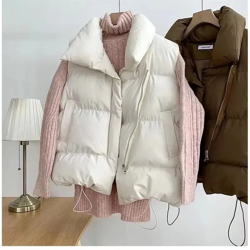 2025 New Winter Warm Cropped V - Puffer Vest Fashion Women recension och pris