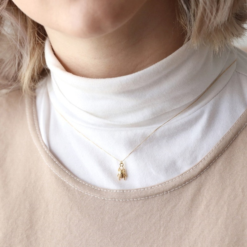 Kinitial Viking Scarab Beetle  - Women Fashion Egypt recension och pris
