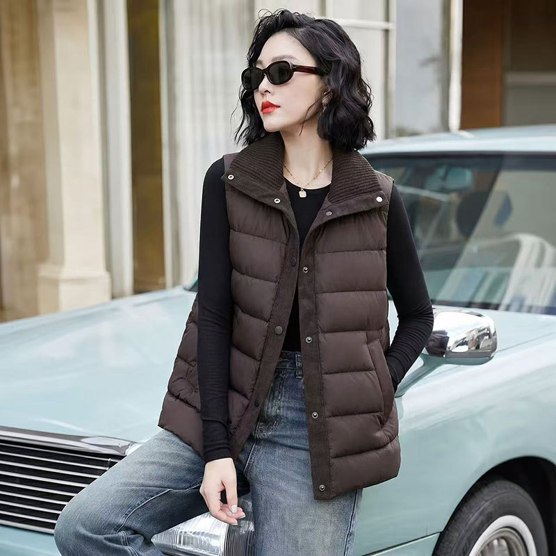 New Turndown Collar Loose Fash - Puffer Vest Fashion Women recension och pris
