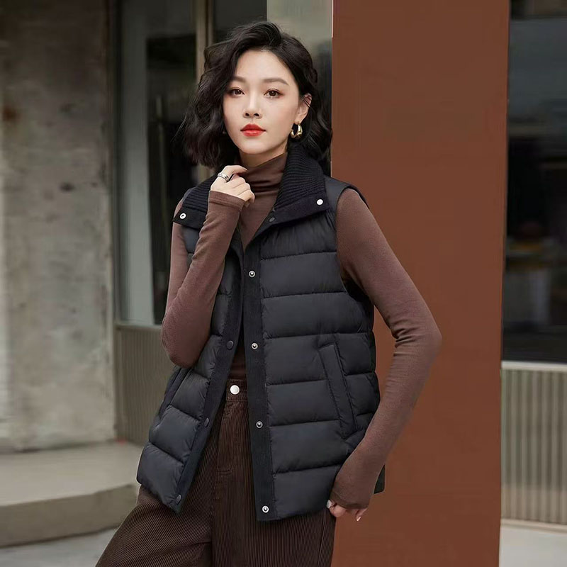 New Turndown Collar Loose Fash - Puffer Vest Fashion Women recension och pris