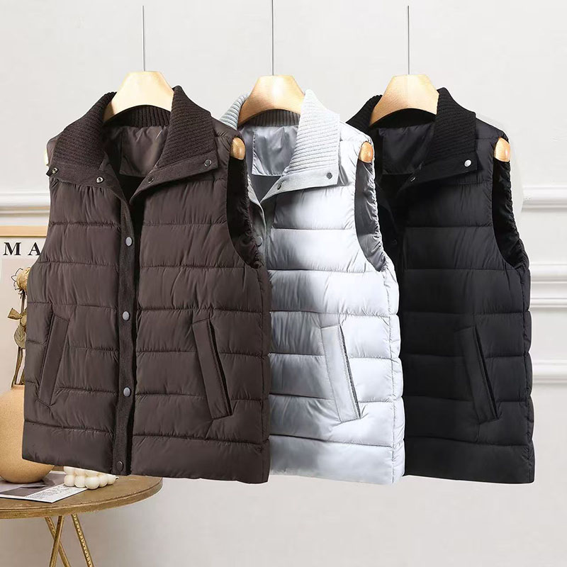 New Turndown Collar Loose Fash - Puffer Vest Fashion Women recension och pris