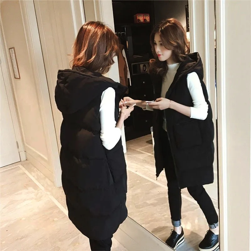 2026 New Winter Sleeveless Tan - Puffer Vest Fashion Women recension och pris