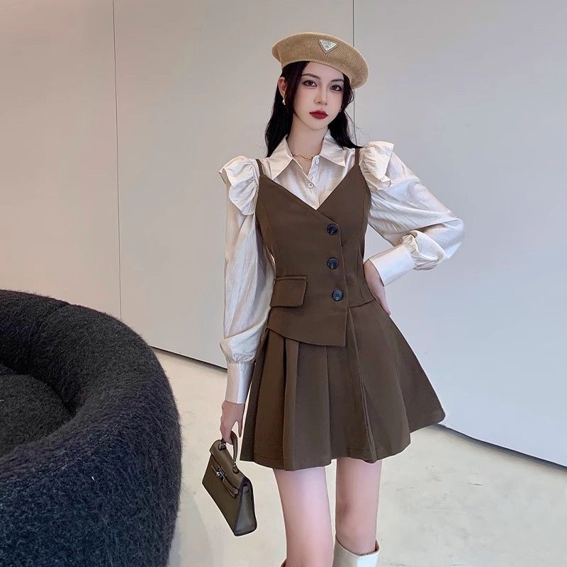 Women's Preppy Style Blouse Ov - Women'S Fashion Overalls recension och pris