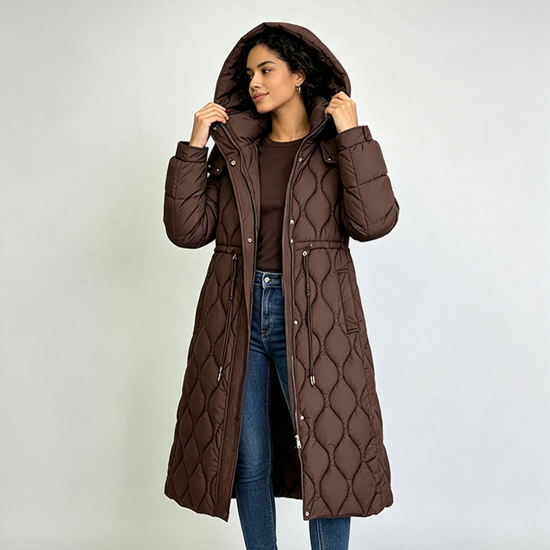 2026 Fashion X-long Down Cotto - Women'S Fashion Quilted Jacket recension och pris