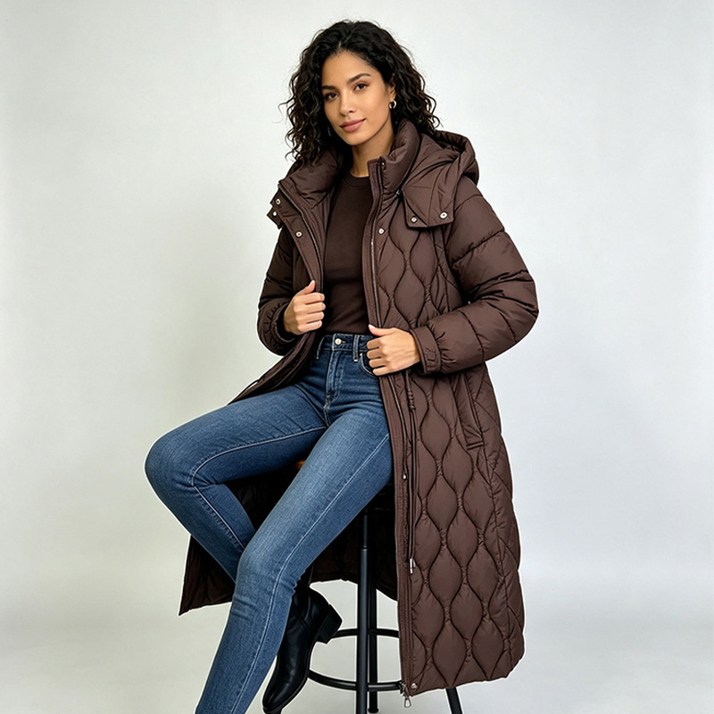 2026 Fashion X-long Down Cotto - Women'S Fashion Quilted Jacket recension och pris
