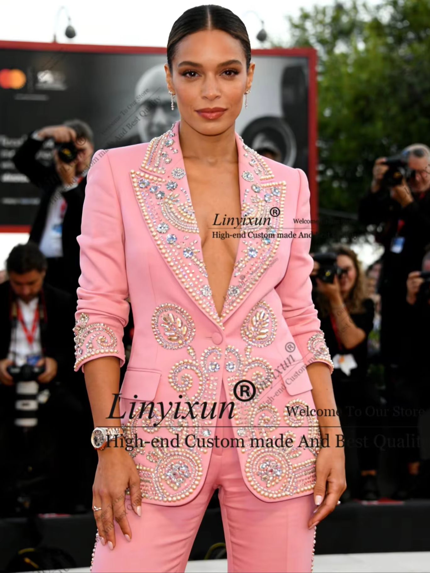 Shiny Crystals Rhinestone Wome - Women'S Fashion Blazer recension och pris