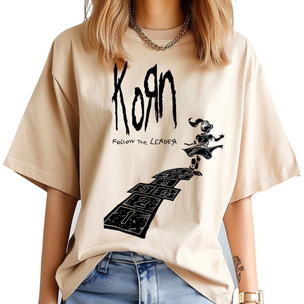 Korn t shirt women korean fash - Women Fashion 80S recension och pris